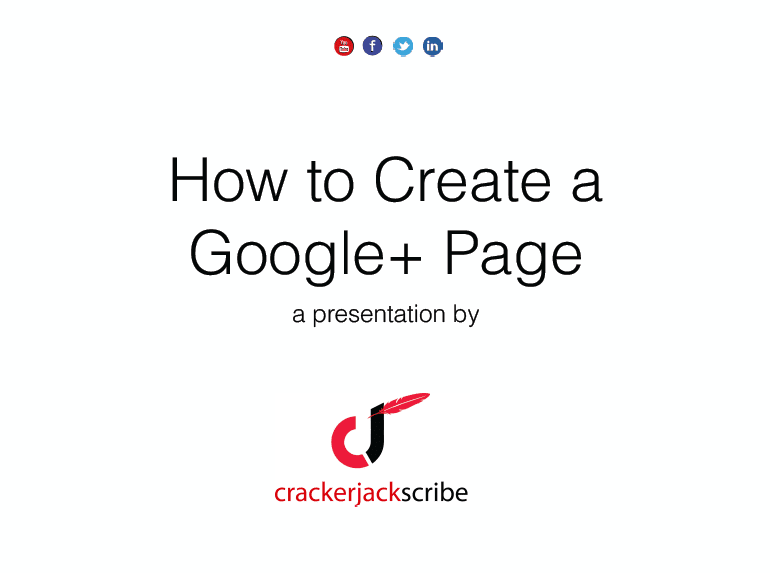 How to create a Google Plus Page: for beginners