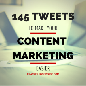 145 Tweets for Content Marketing Resources