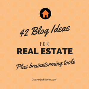 Real estate blog ideas
