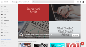 Crackerjack Scribe Social Media Google