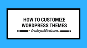 How to customize wordpress themes